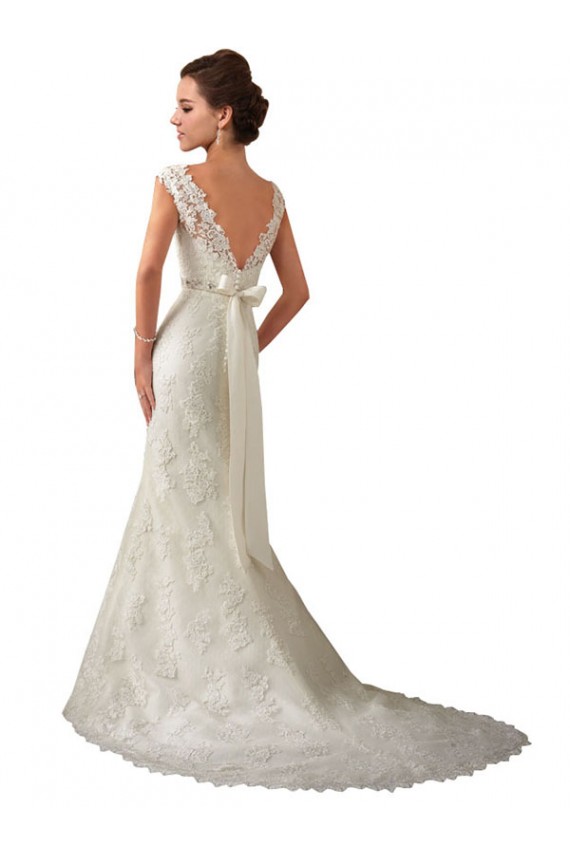 Marfil Sirena Ilusión Cola capilla Tul Encaje Vestidos de novia