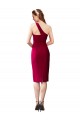 Negro Cubierta Un Hombre Cóctel Crepé Elástico Corto Formales Vestidos de dama de honor / Vestidos de fiesta / Vestidos de cóctel